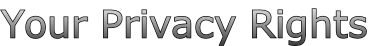 Your Privacy Rights